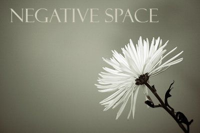 negative space header image
