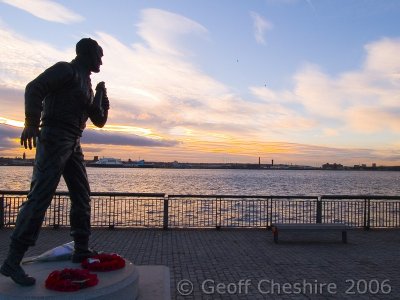 Captain Johnny Walker looks out across The Wirral