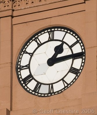 Beecham's clock (detail)