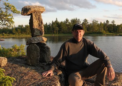 Craig and Inukshuk