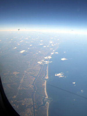 Coast of USA from 36000 feet