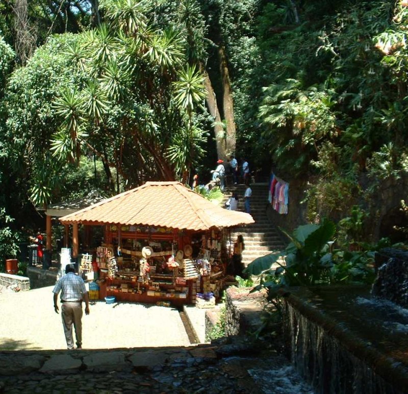 Parque Nacional: Souvenir stand in the jungle