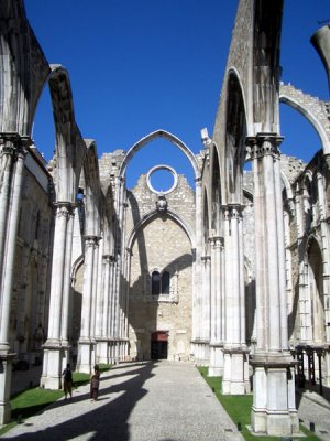 The Carmo Convent, lost to the earthquake of 1755