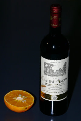 wine and orange