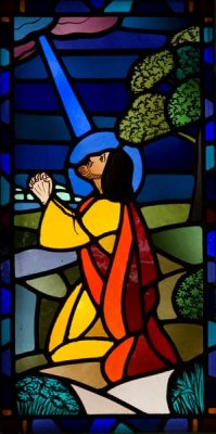 Jesus in Stained Glass