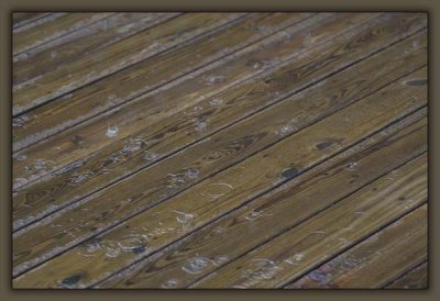 Raindrops on the Deck
