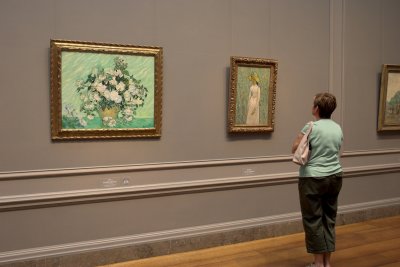 Admiring van Gogh