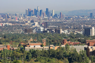 Down Town LA from 15 miles away