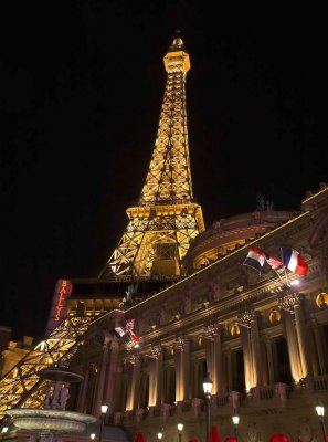 Eiffel Tower over Paris