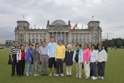 12 of us at the Reichstag