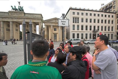 At the Brandenburg Gate