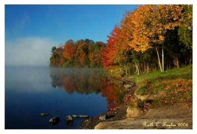 Autumn Misty Sunrise at Nockamixon )