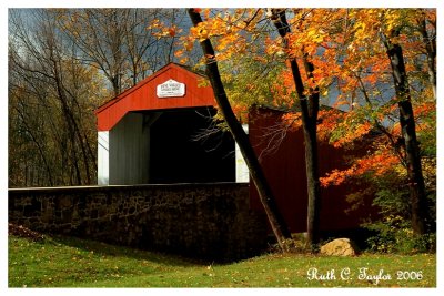After the Storm at Pine Valley Covered Bridge