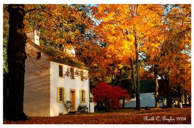 Autumn Afternoon Historic Hibbs House Washington Crossing