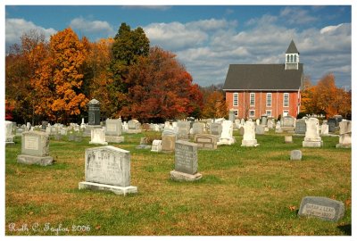 Autumn Color Along Christ Evangelical Lutheran Church