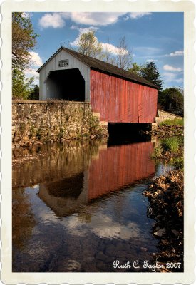 Reflections of Erwinna Covered Bridge
