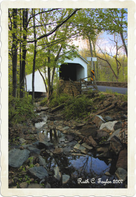Loux Covered Bridge, Plumstead Township
