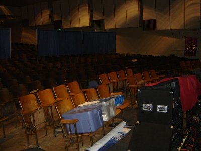 Original Auditorium with Wooden Seats