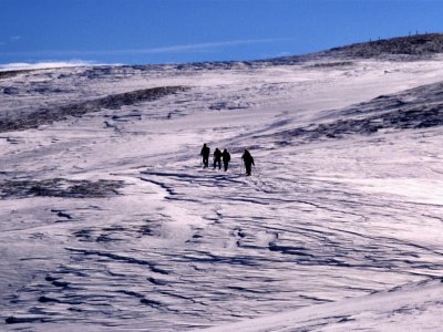 Hiking the plateau