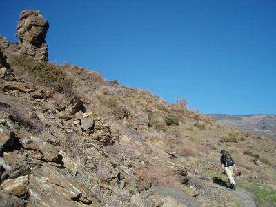 Steep climb