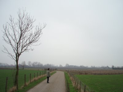 Standing in the polder