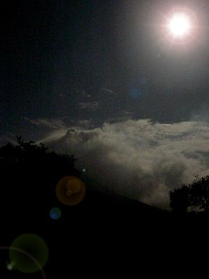 Arenal volcano (night view)