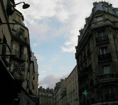 Blue skies on rue d'Orsel