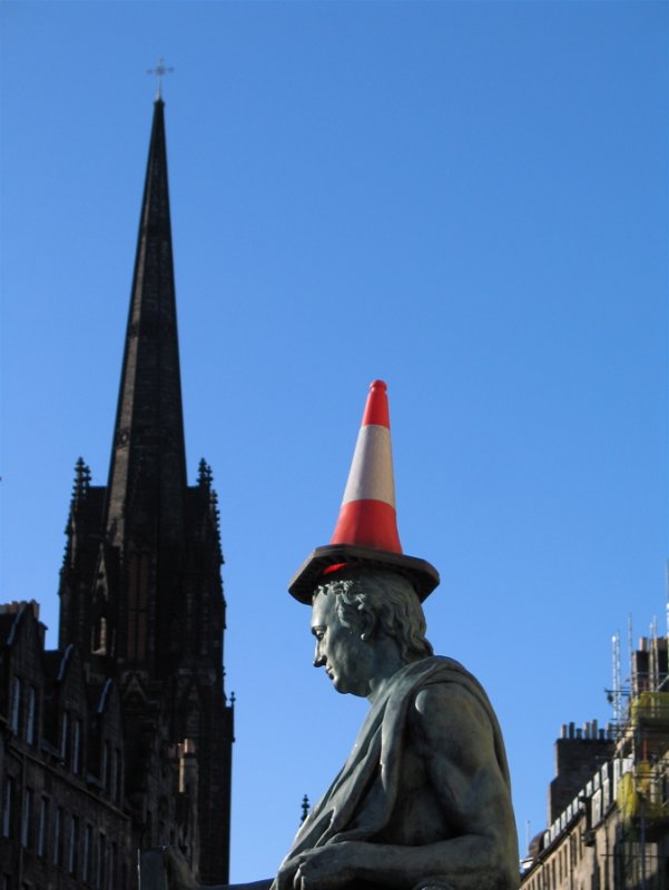 Posing man with hat