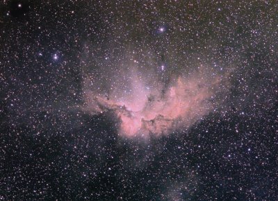 NGC-7380 and Sh-142, star nursery
