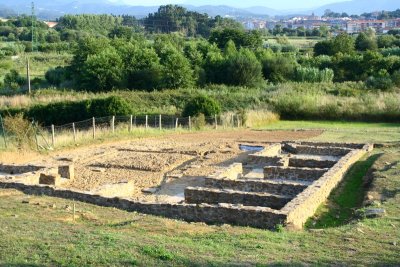 Ruinas romanas en Forua.