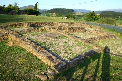 Ruinas romanas en Forua.