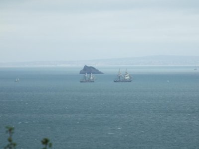 Tall ships racing in Torbay
