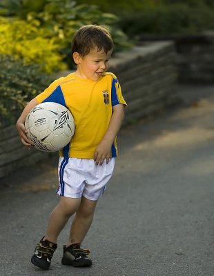 Stian, a future footballstar
