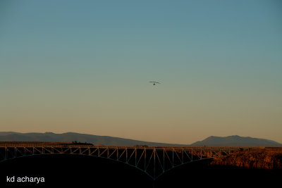 Rio Grande Gorge Bridge and Microlight