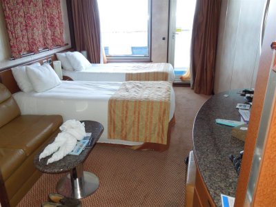 Our Stateroom and balcony