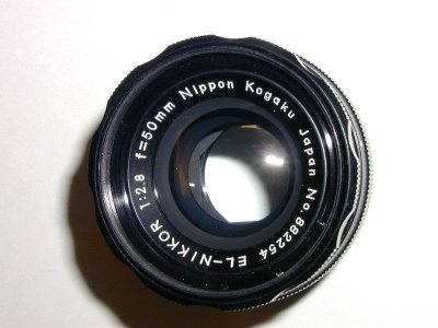 El Nikkor 50mm f/2.8 enlarger lens