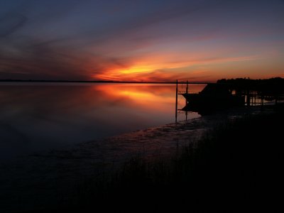 Sunset over Ocklockonee Bay