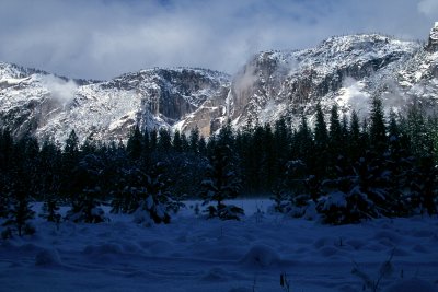 Yosemite Falls from a distance