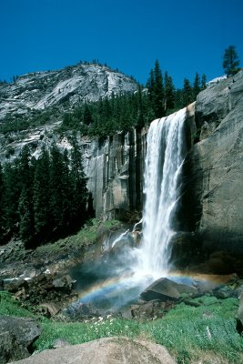 Vernal Falls in summer