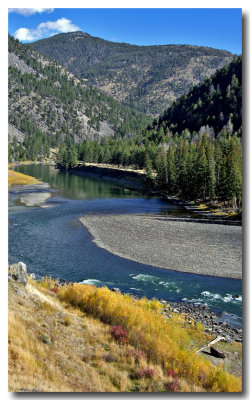 Yellowstone River in Fall 2
