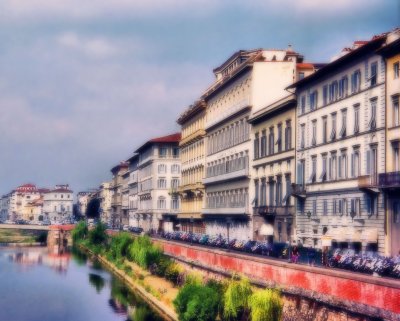 Canal in Florence, Italy