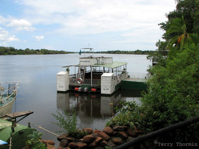River Boat on the Zambezi River, Livingstone.JPG