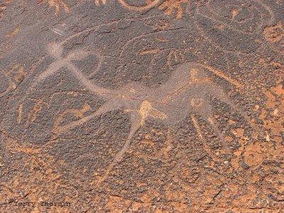 Kudu-Human hunter rock carving 1 - Twyfelfontein.JPG