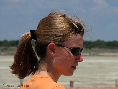 Nicole at Etosha Pan Lookout 1 - Etosha N.P.JPG