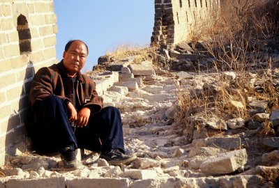 Resting on the Great Wall