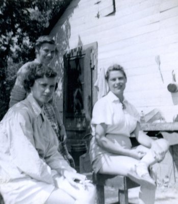 Donna McDonald, Elinora Clark & Marian Kay -- Summer 1955