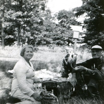 Esther and Alfred McDonald with grandson, George McDonald