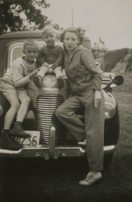 Terry McDonald, Bob & Joan McDonald - summer 1949