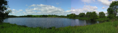 Richmond Cons. Area lagoon - small panorama