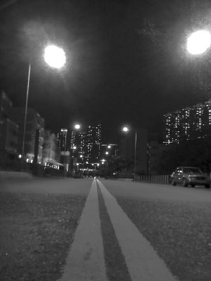 1Sep07 Sat - Desolated road